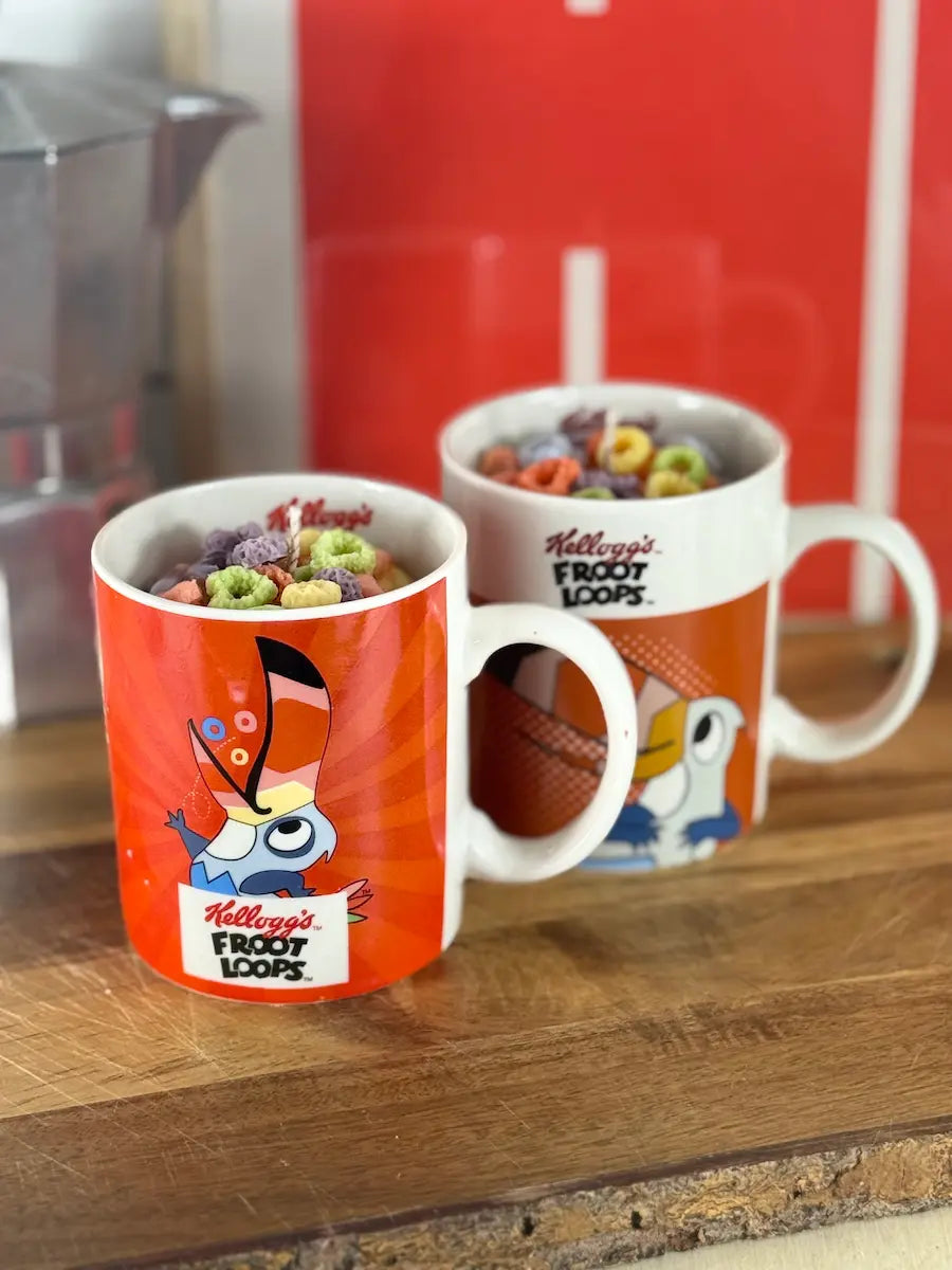FRUIT LOOPS CANDLE - ROT – Duftkerze im Cereal-Becher-Design