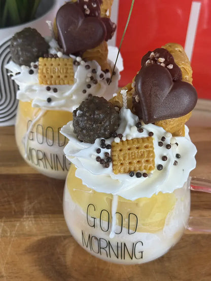 GOOD MORNING CREAM – Süße Dessertkerze mit Kaffeeduft