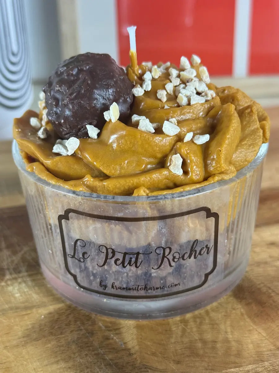 LE PETIT ROCHER – Edle Dessertkerze mit Schokoladenduft