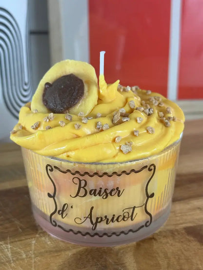 BAISER D´APRICOT – Fruchtige Dessertkerze im Glas