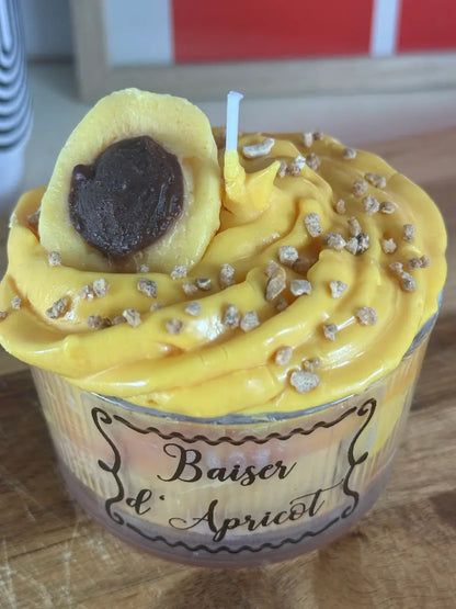 BAISER D´APRICOT – Fruchtige Dessertkerze im Glas