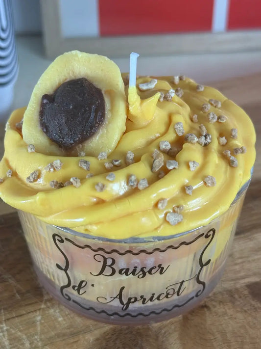 BAISER D´APRICOT – Fruchtige Dessertkerze im Glas
