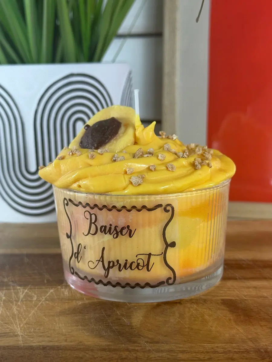 BAISER D´APRICOT – Fruchtige Dessertkerze im Glas