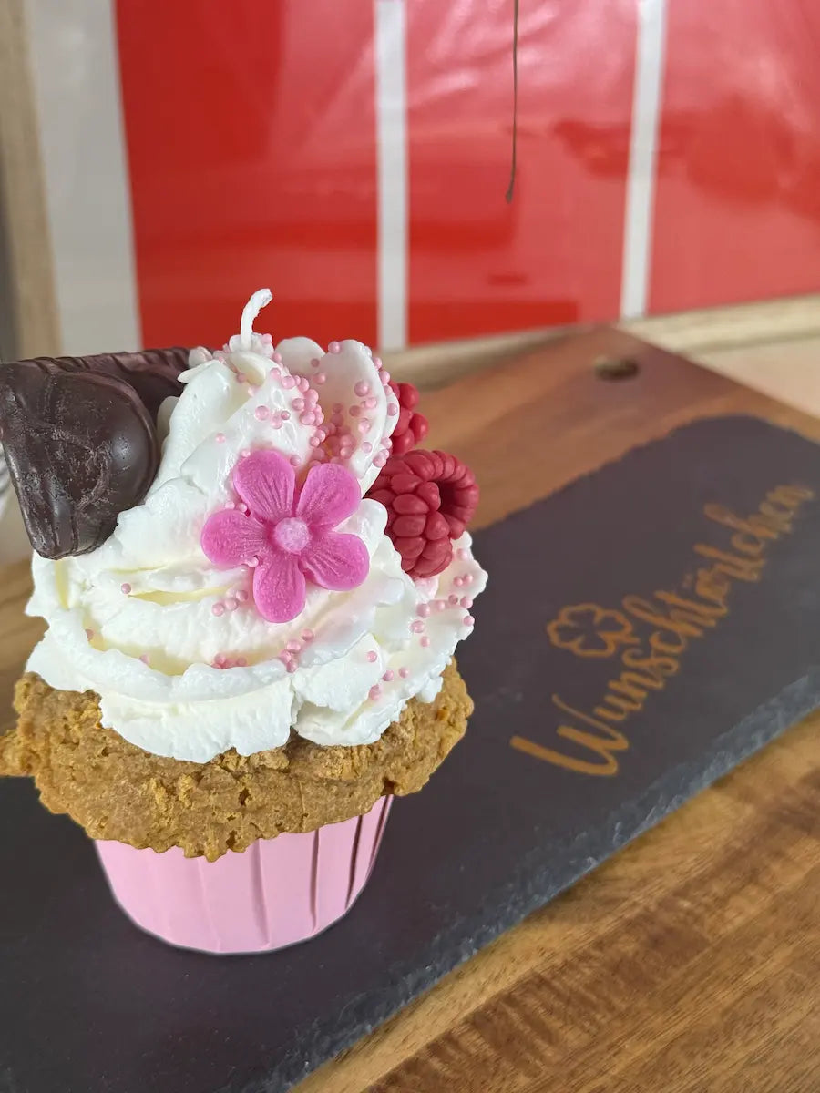 WUNSCHTÖRTCHEN – Dessertkerze im Cupcake-Design