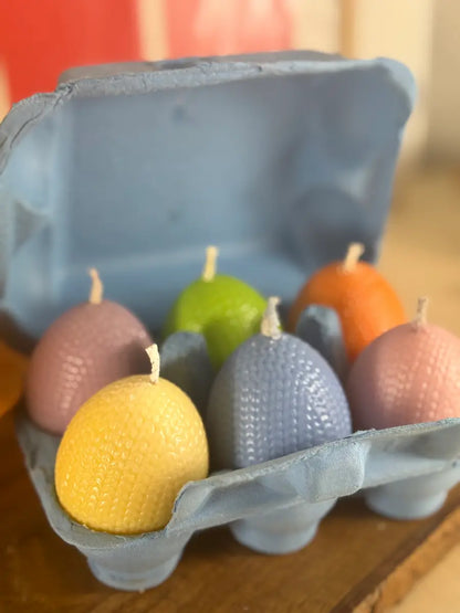 BUNTE EIER LIEBE – Verspielte Eierkerzen mit Vanilleduft