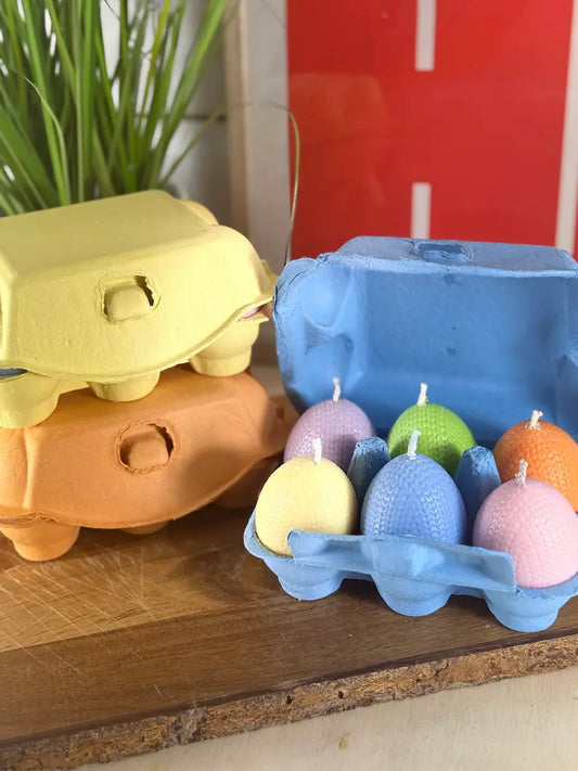 BUNTE EIER LIEBE – Verspielte Eierkerzen mit Vanilleduft