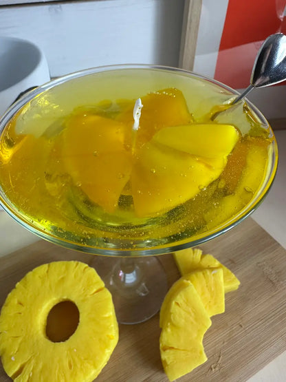 Pineapple Martini – Handgemachte Cocktailkerze mit Ananasduft