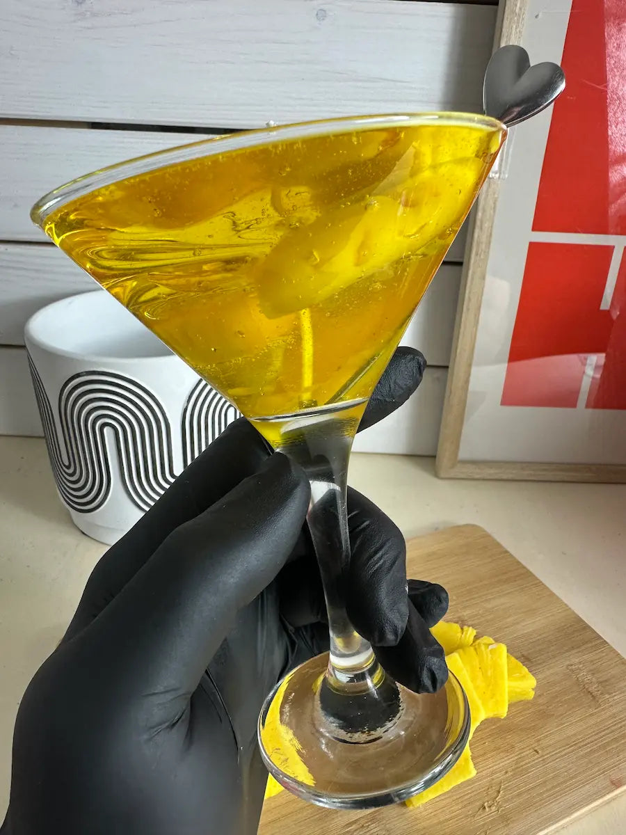 Pineapple Martini – Handgemachte Cocktailkerze mit Ananasduft
