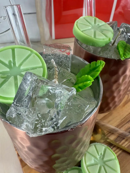 Moscow Mule – Handgemachte Cocktailkerze mit Zitronenduft