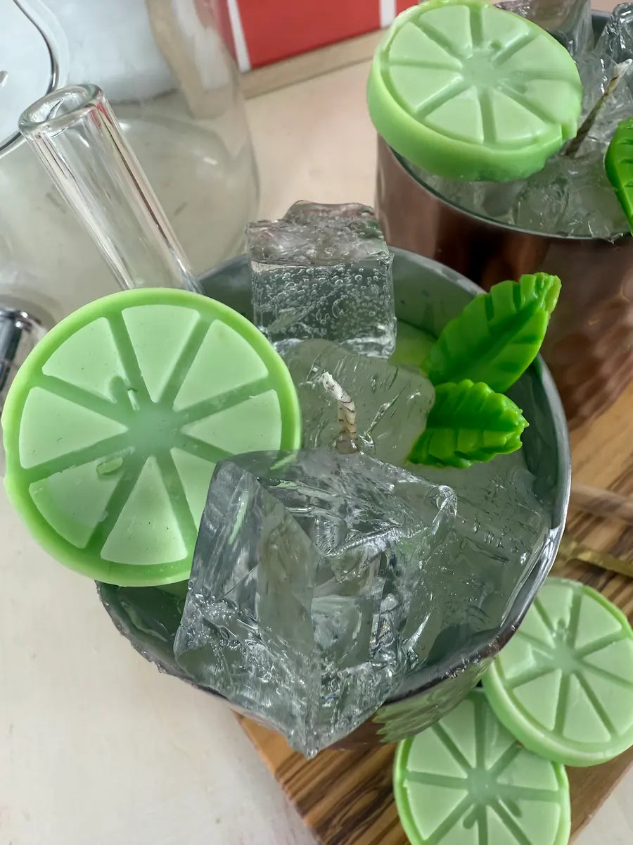 Moscow Mule – Handgemachte Cocktailkerze mit Zitronenduft