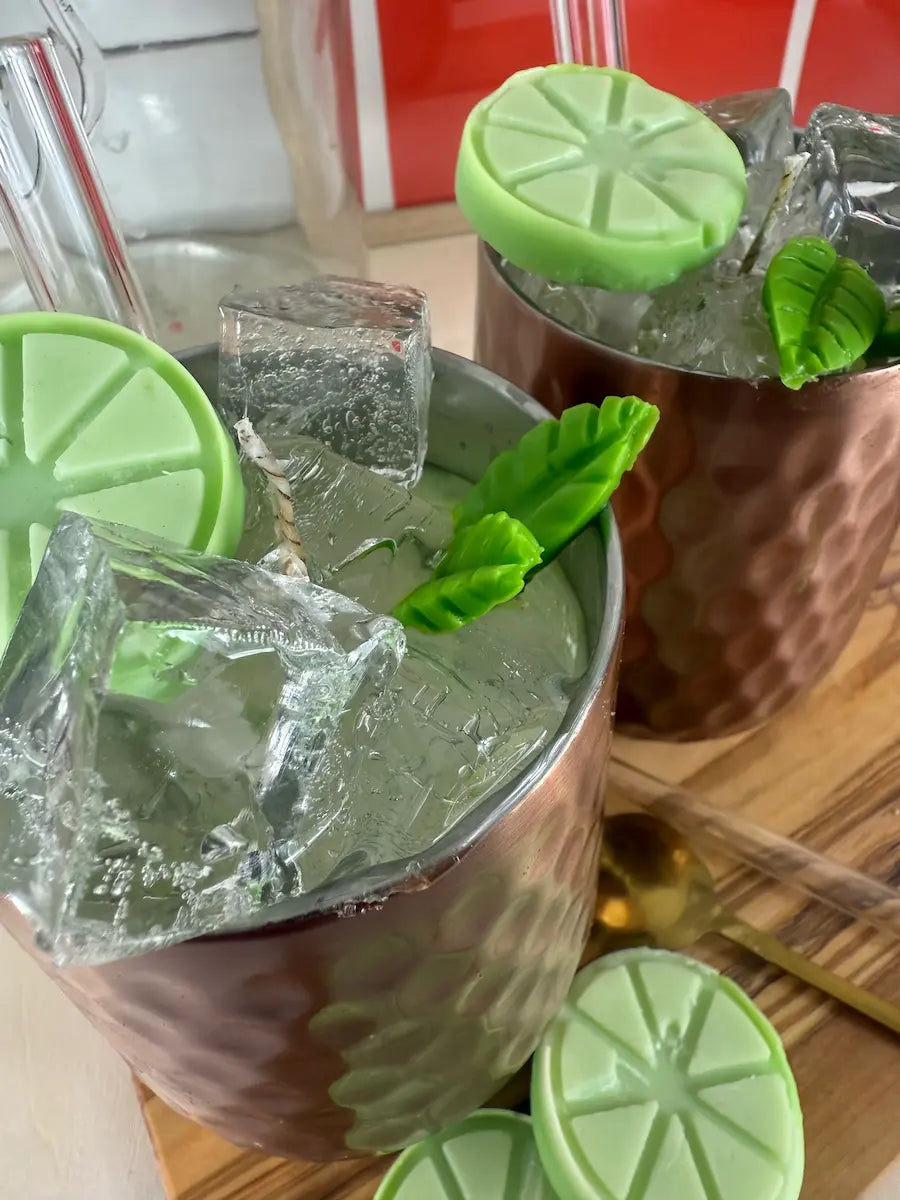 Moscow Mule – Handgemachte Cocktailkerze mit Zitronenduft