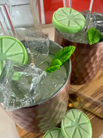 Moscow Mule – Handgemachte Cocktailkerze mit Zitronenduft