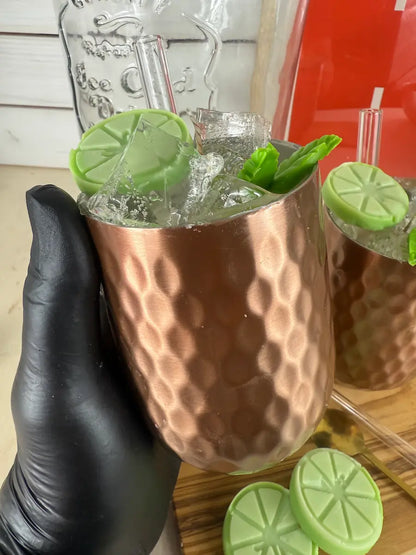 Moscow Mule – Handgemachte Cocktailkerze mit Zitronenduft