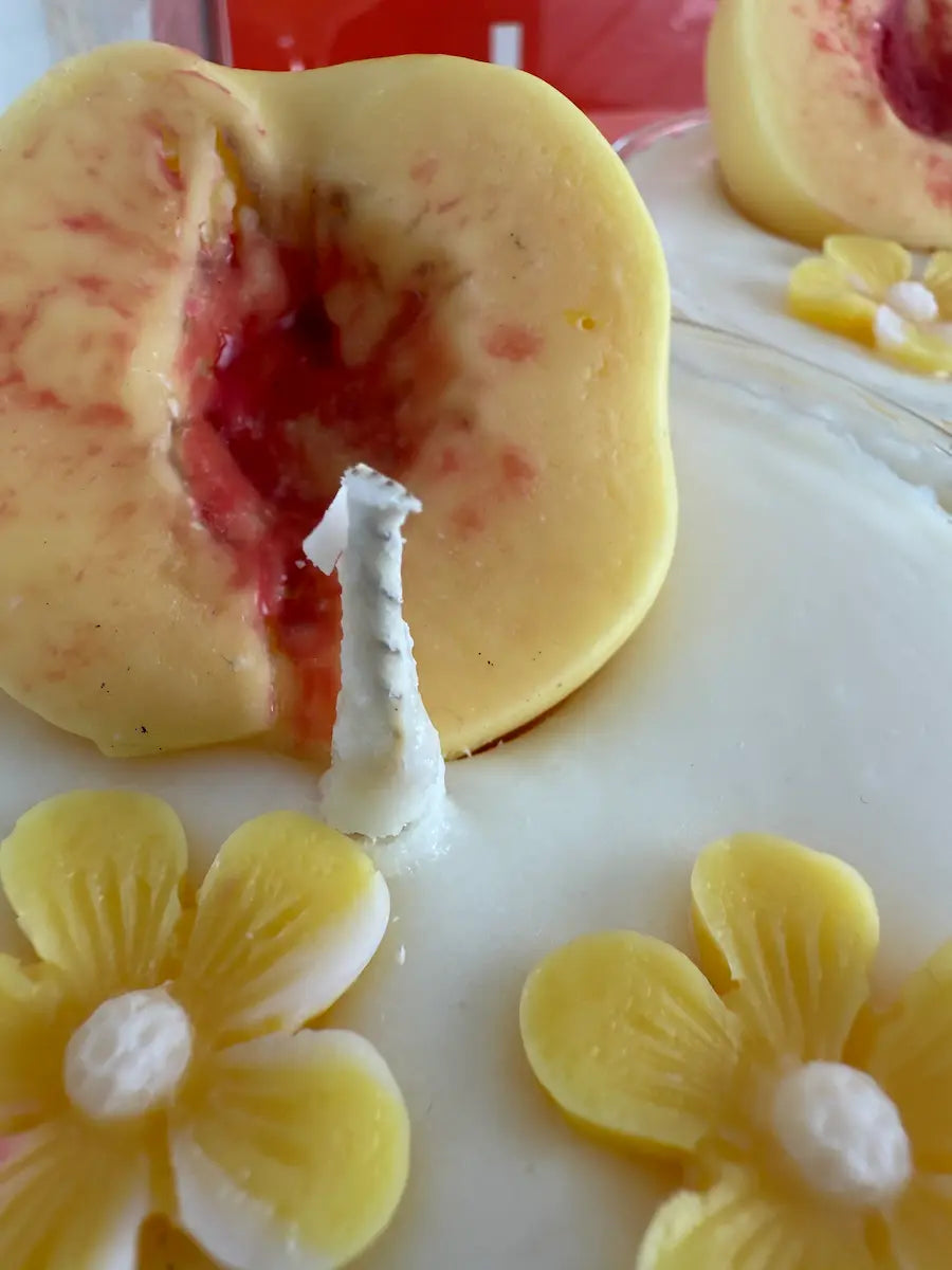 Peach Me Martini – Handgemachte Cocktailkerze mit Pfirsichduft