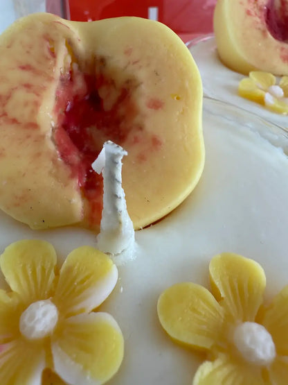 Peach Me Martini – Handgemachte Cocktailkerze mit Pfirsichduft