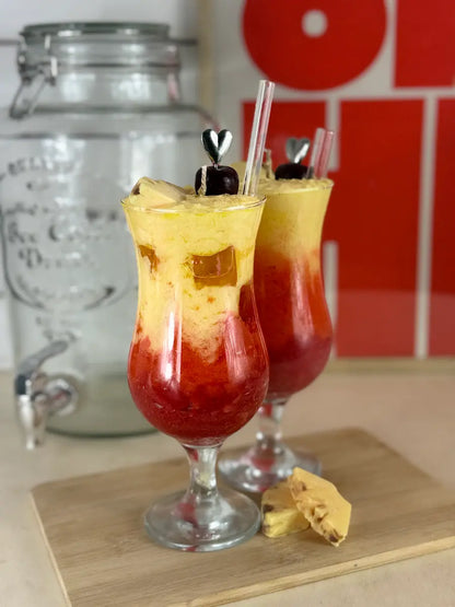 Sex on the Beach – Handgemachte Cocktailkerze mit Orangenduft