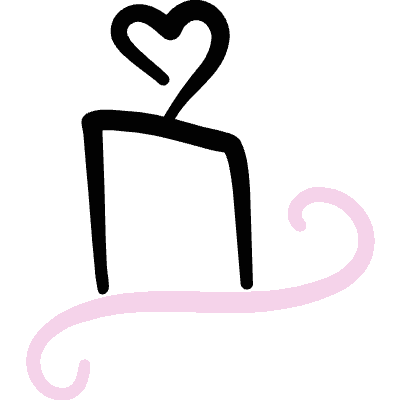 Icon einer handgemachten Kerze – steht für liebevoll gefertigte Kerzen